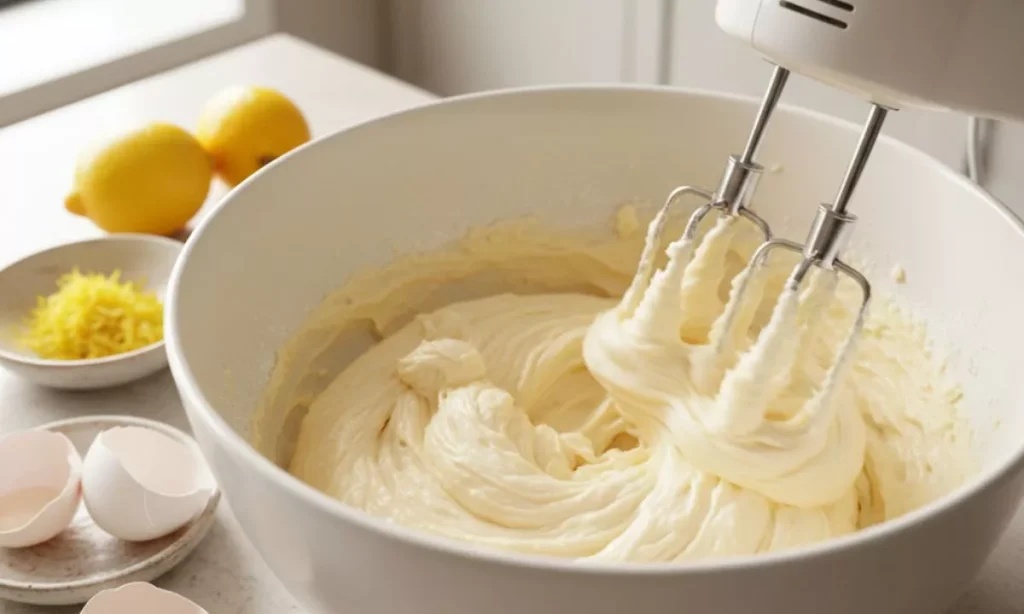 Step 1 Prepare the Dough for Maggiano’s Lemon Cookies